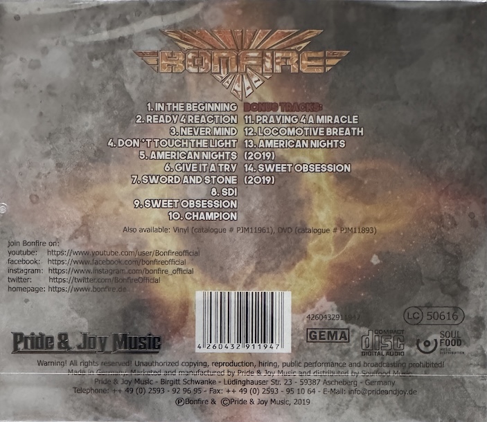 BONFIRE - Live on the holy ground Wacken 2018 - Imagen 2