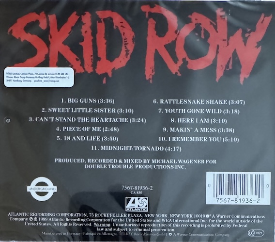 SKID ROW - SKID ROW - Imagen 2