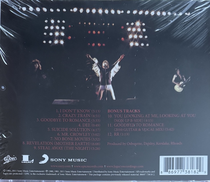 OZZY OSBOURNE - Blizzard of Oz - Imagen 2