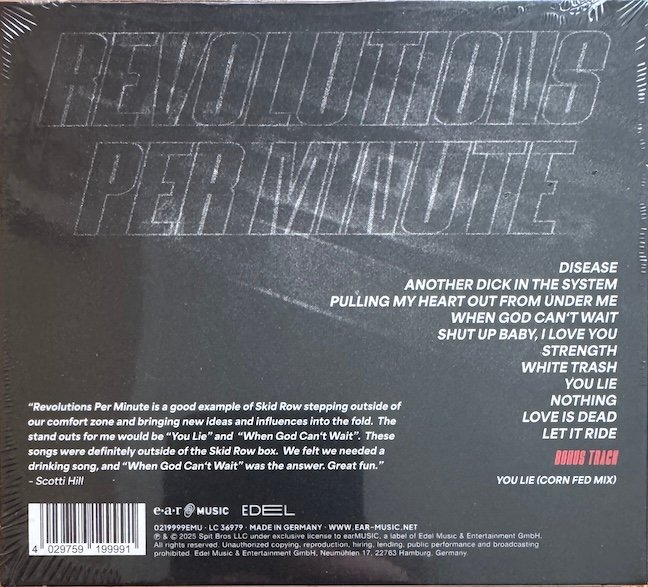 SKID ROW - Revolutions per minute - Imagen 2