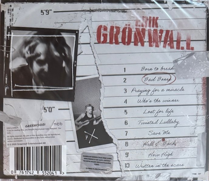 ERIK GRÖNWALL - Bad bones - Imagen 2
