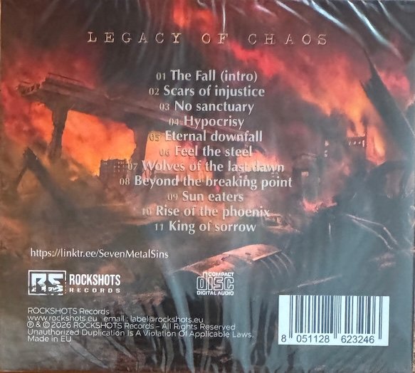 SEVEN METAL SINS - Legacy of chaos - Imagen 2