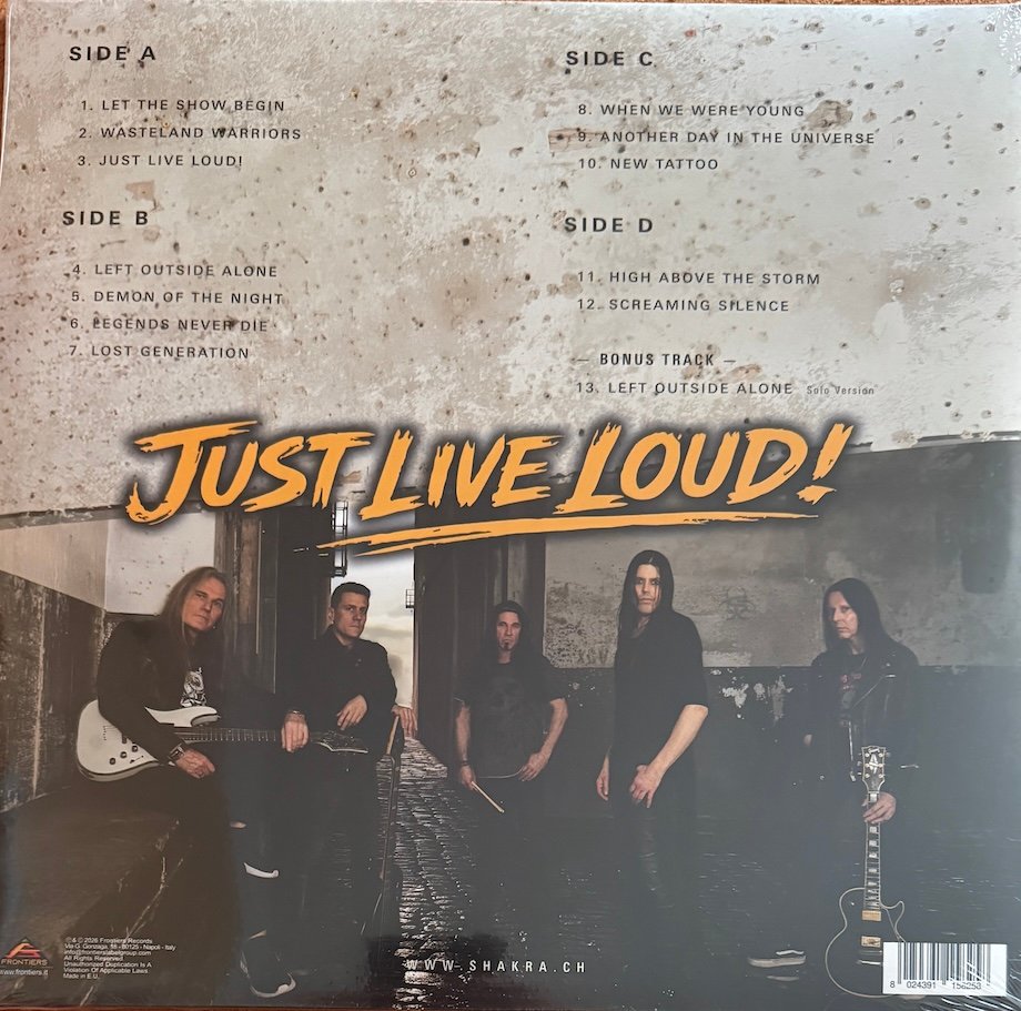 SHAKRA - Just live loud! - Imagen 2