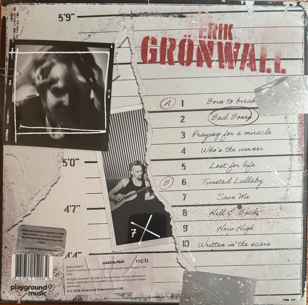 ERIK GRÖNWALL - Bad bones - Imagen 2
