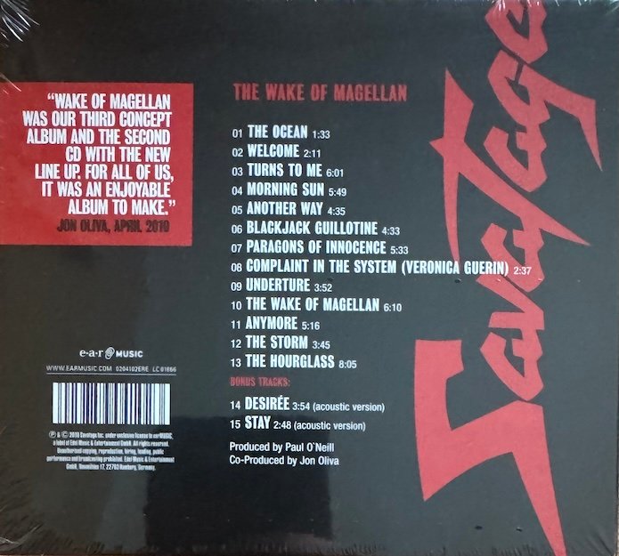 SAVATAGE - The wake of magellan - Imagen 2